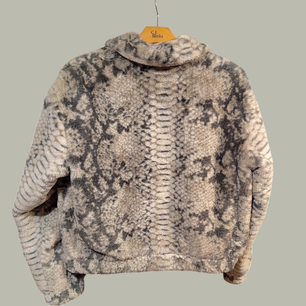 Gray Patterned Women's Jacket - image 2